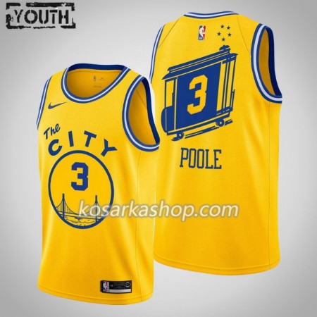 Dres Golden State Warriors Jordan Poole 3 Nike 2019-20 Hardwood Classics Swingman - Dječji